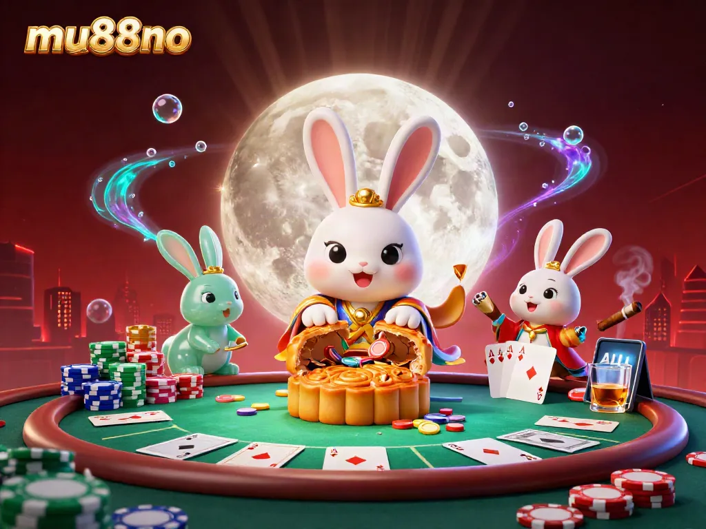 Engage in thrilling gaming at mu88no with poker chips revealed by moon rabbit folklore.