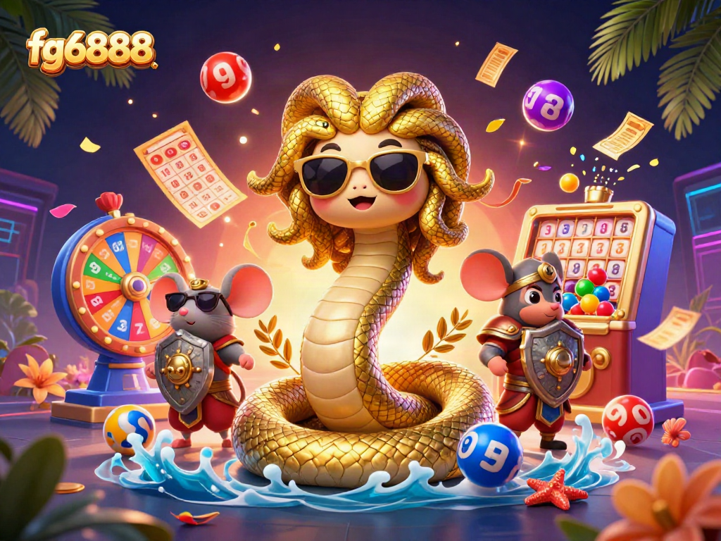 Chơi trò chơi casino thú vị cùng fg6888 với hình ảnh Medusa và chuỗi số sôi động.