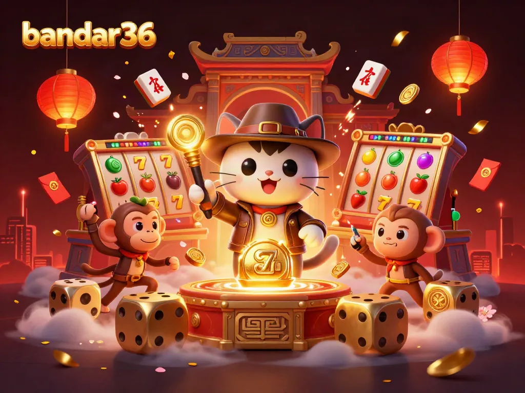 Permainan slot gacor bandar36 dengan karakter kucing penjelajah menemukan artefak kasino yang berkilau.