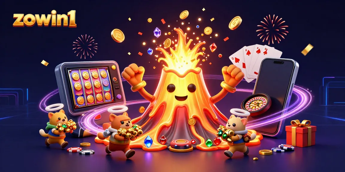 Experience thrilling wins with zowin1 as a golden volcano erupts in coins and treasures!