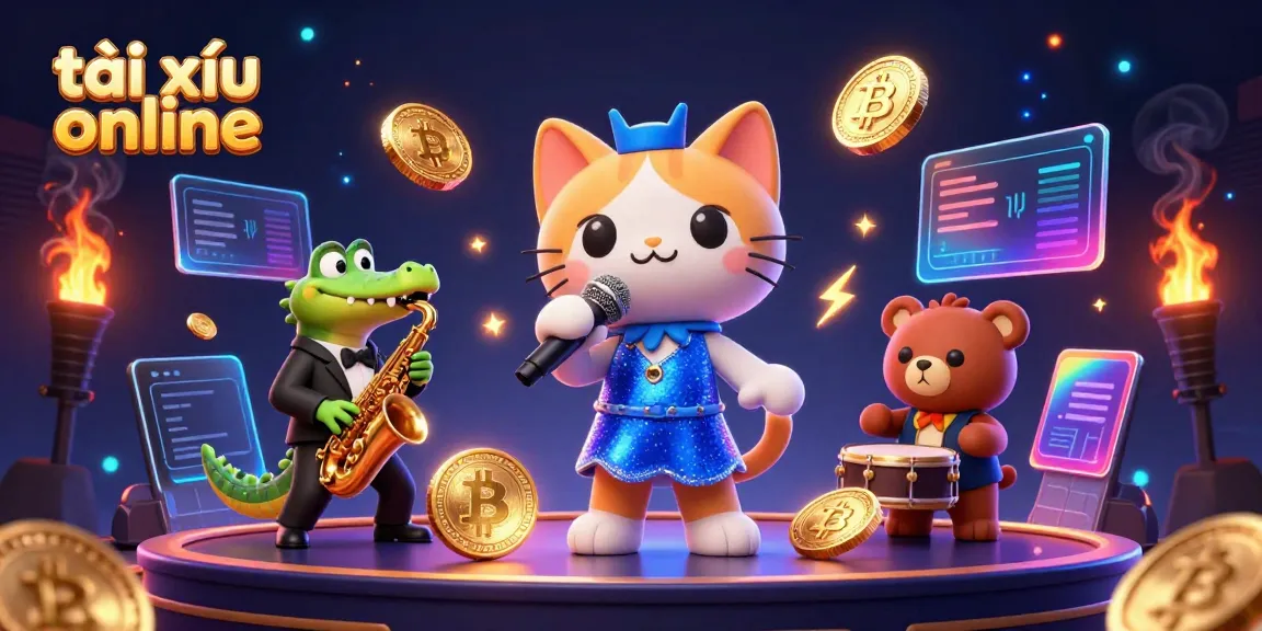 Experience vibrant tài xỉu online action with a jazzy atmosphere and vibrant characters.