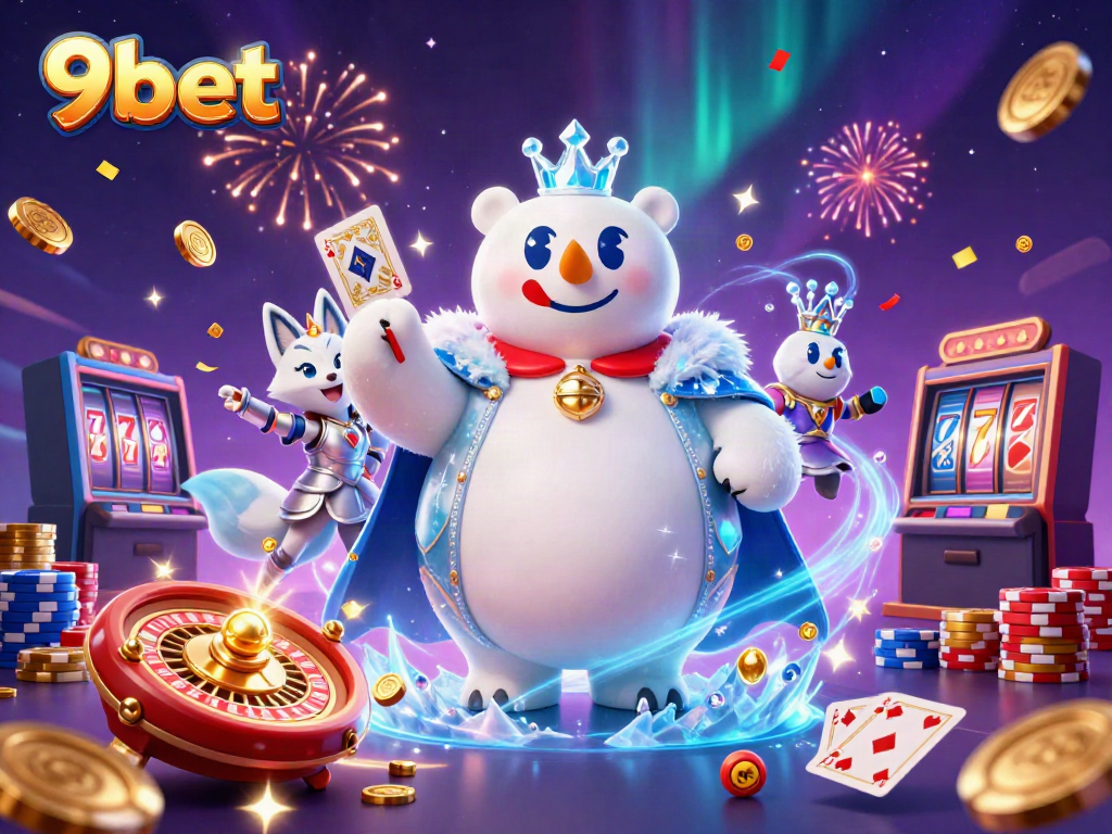 Experience thrilling gameplay with dazzling elements at 9bet, featuring iconic gaming symbols and vibrant characters.