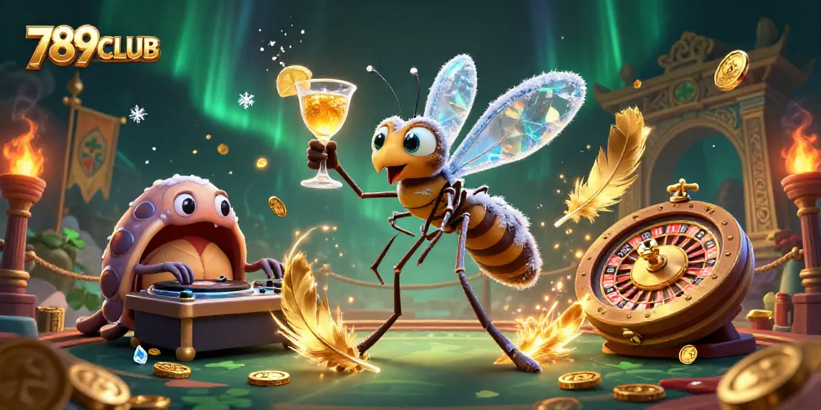 Experience thrilling gameplay with 789CLUB featuring animated casino characters in a vibrant scene.