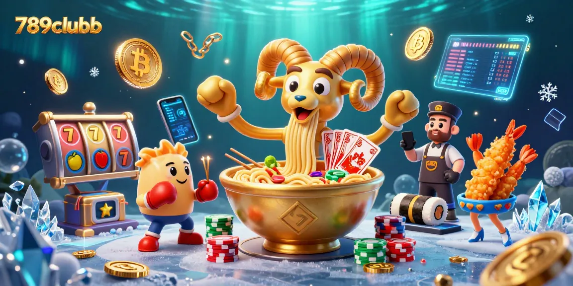 Engage with thrilling 789clubb action in a vibrant casino themed scene featuring exciting characters and crypto elements.