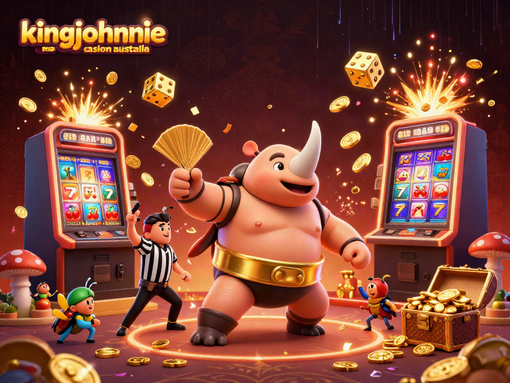 Experience excitement at kingjohnnie mobile casino australia with vibrant 3D gaming elements and dynamic characters.