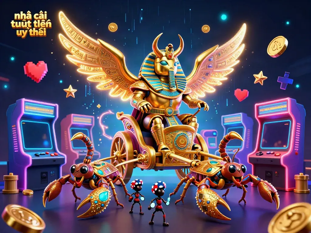 Experience thrilling betting action with nhà cái trực tuyến uy tín in a vibrant casino arcade.