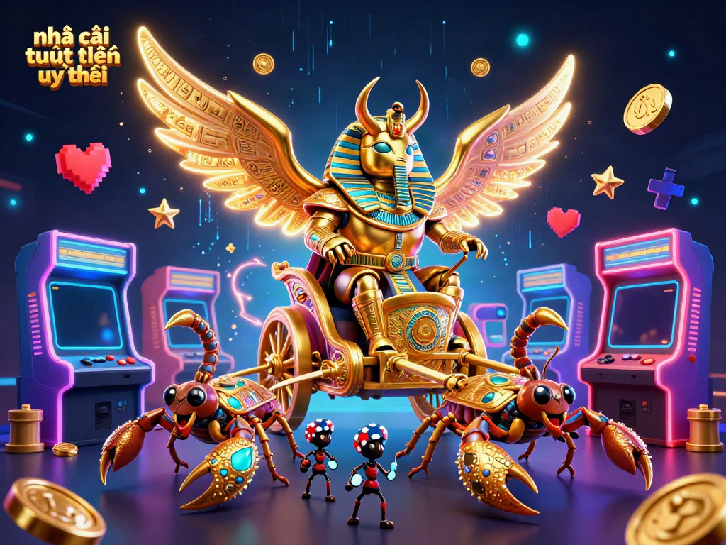 Experience thrilling betting action with nhà cái trực tuyến uy tín in a vibrant casino arcade.